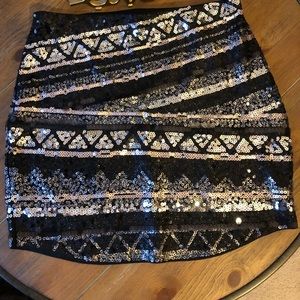 Express Sequence Skirt. Women’s Size Small